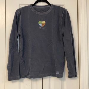 Long sleeve Life is Good tee